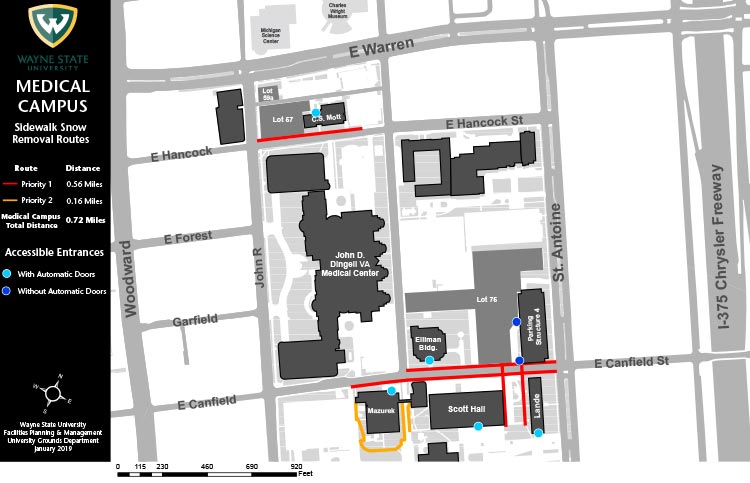 medical campus map